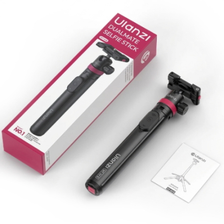 Ulanzi MT-44B (S056) - mini statyw, selfie stick z gwintem 1/4 - zawartość zestawu